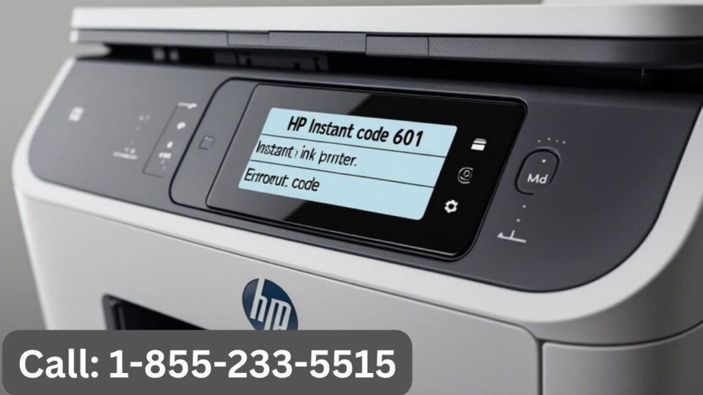 HP Instant Ink Error 601